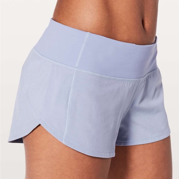Lululemon Shorts Speed Up Shorts 2.5” in berry mist lilac light purple 10 - Picture 2 of 12